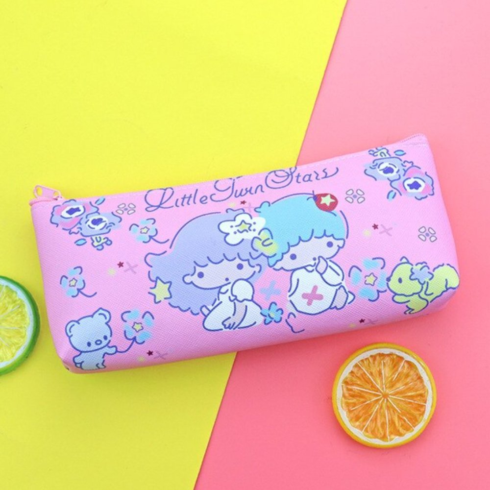 SANRIO Character Zipper Pencil Case Mini Bag Little Twin Stars Kuromi My Melody - Picture 2 of 3